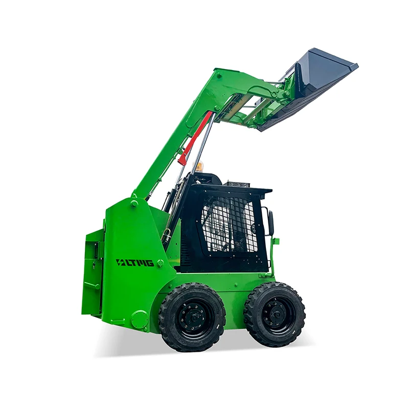 Skid Steer Loader battery Skid Steer Loader 300kg Electric Skid Steer Loader with snow shovel