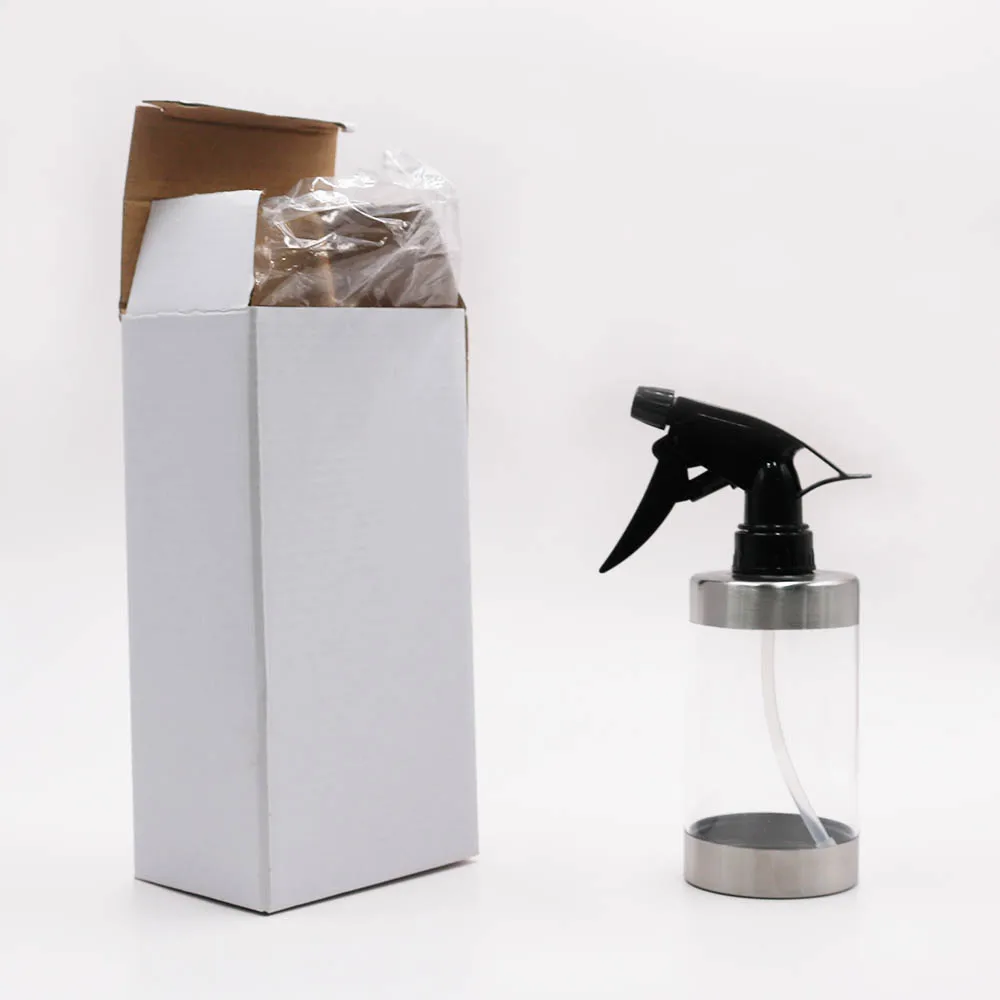 400ML stainless steel spray empty bottle Trigger sprayer essential oil aromatherapy perfume can be refilled bottle