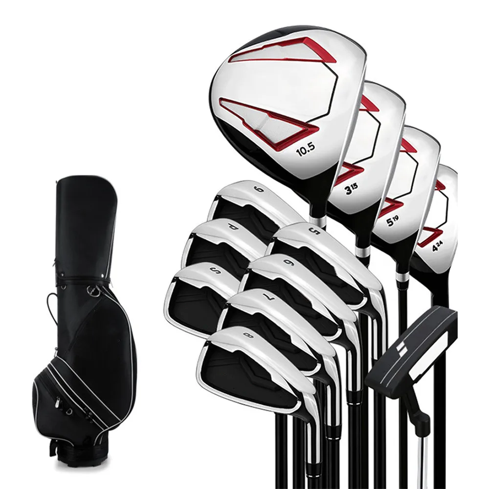 12 шт. Прямая поставка с завода высококачественный Пользовательский логотип оптовая продажа практики для начинающих гольф-клубов мужской набор