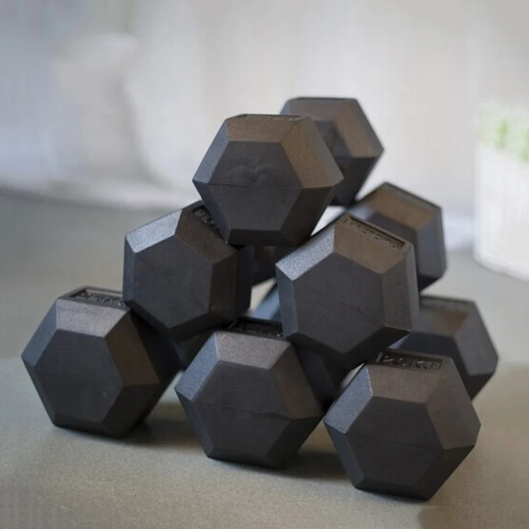 Фитнес-оборудование для домашнего тренажерного зала, мужские бетонные гантели, шестигранные гантели, купить онлайн