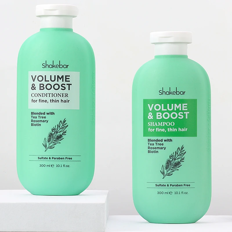 Organic Hair Volume Shampoo Biotin Rosemary Private Label Sulfate Free Shampoo And Conditioner For Fine Hair
