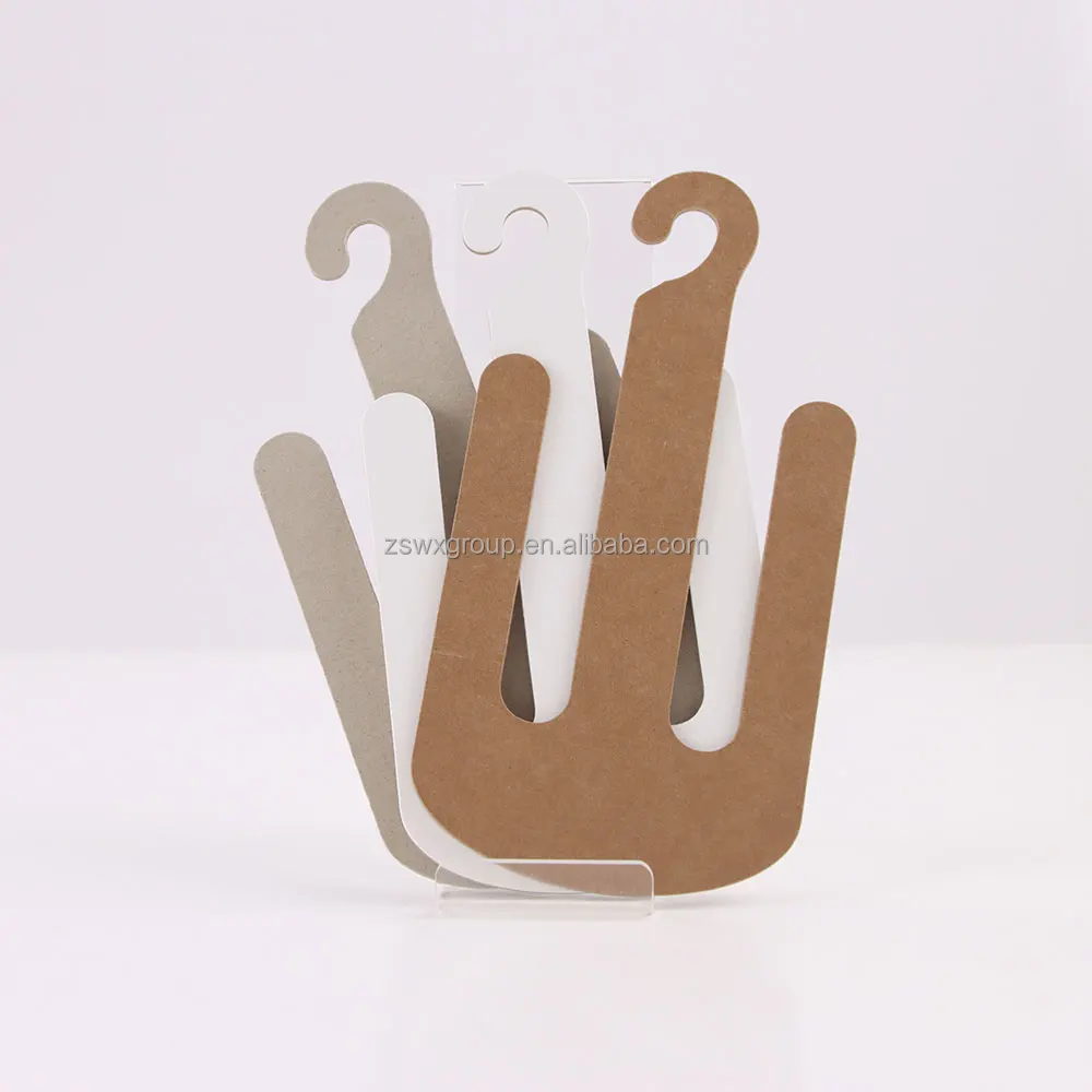 Custom Design Slippers Shoes Sandals Paper Cardboard Hanger Hooks for Kids Baby Children