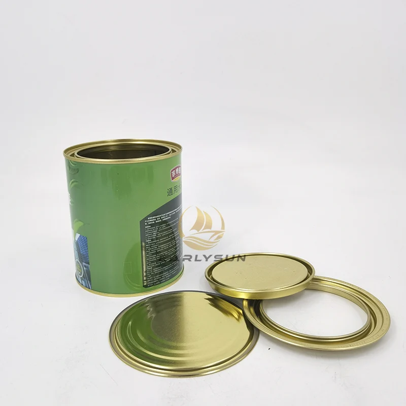 Круглая плоская крышка 105 мм для 1 литровой металлической жестяной банки для покраски