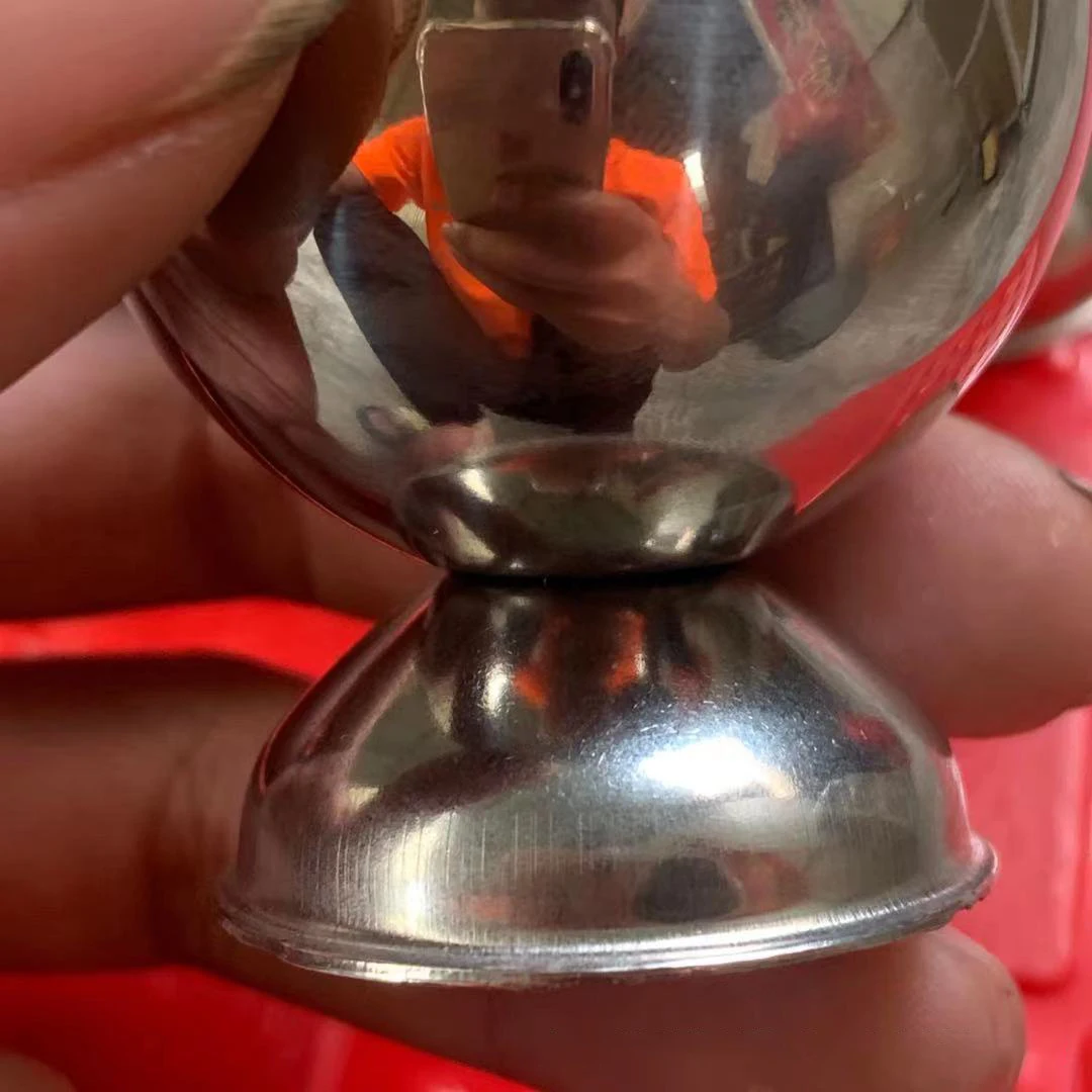 DD3042  Egg Tray for Hard Boiled Eggs Stand Kitchen Gadgets Drinking Shot Glass Stainless Steel Egg Holders Cup