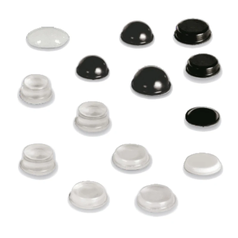 Customized Polyurethane Black HPB Hemispherical Anti-vibration Self-adhesive Self Stick Telephone Audio Computers Drawer Bumper