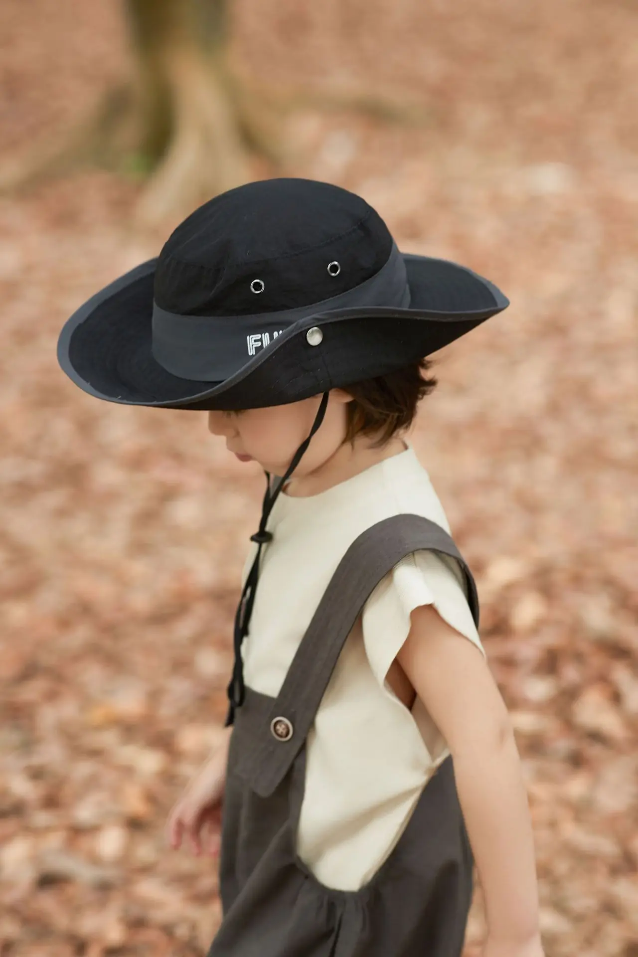 2024 Spring and Summer New Children Unisex Cowboy Hat Men's Simple Unisex Style Camping and Play Sun Hat