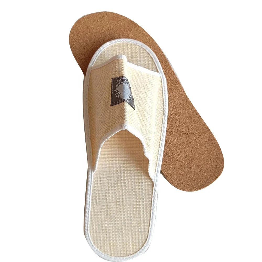 Eco Biodegradable Slipper (spa,hotel,indoor Slipper) Jute Bamboo 100% Natural EVA Hotel slippers