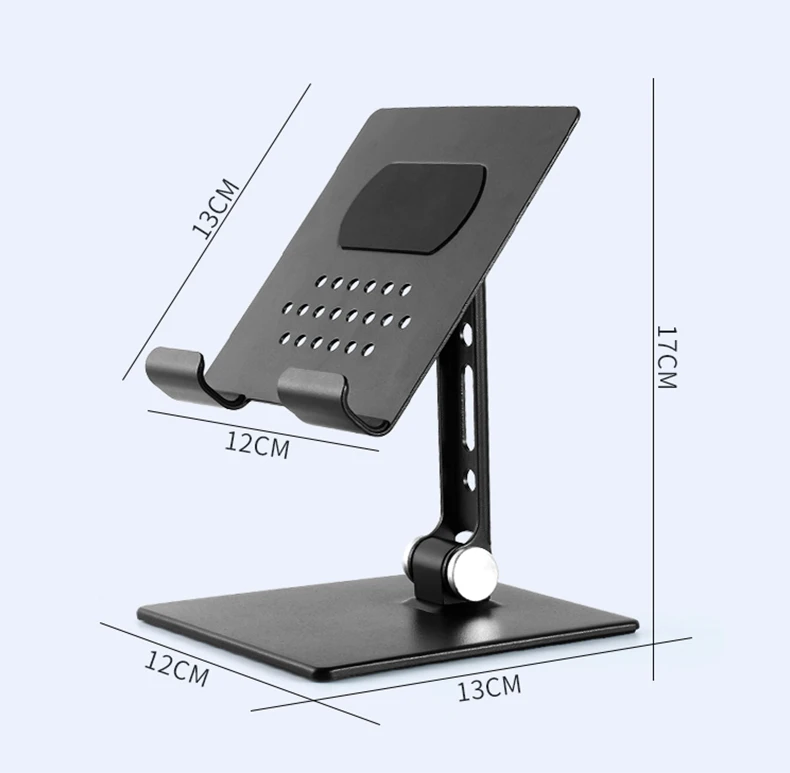 Adjustable Desktop Aluminum Tablet Holder Stand Foldable Aluminium Desktop for iPad Stand