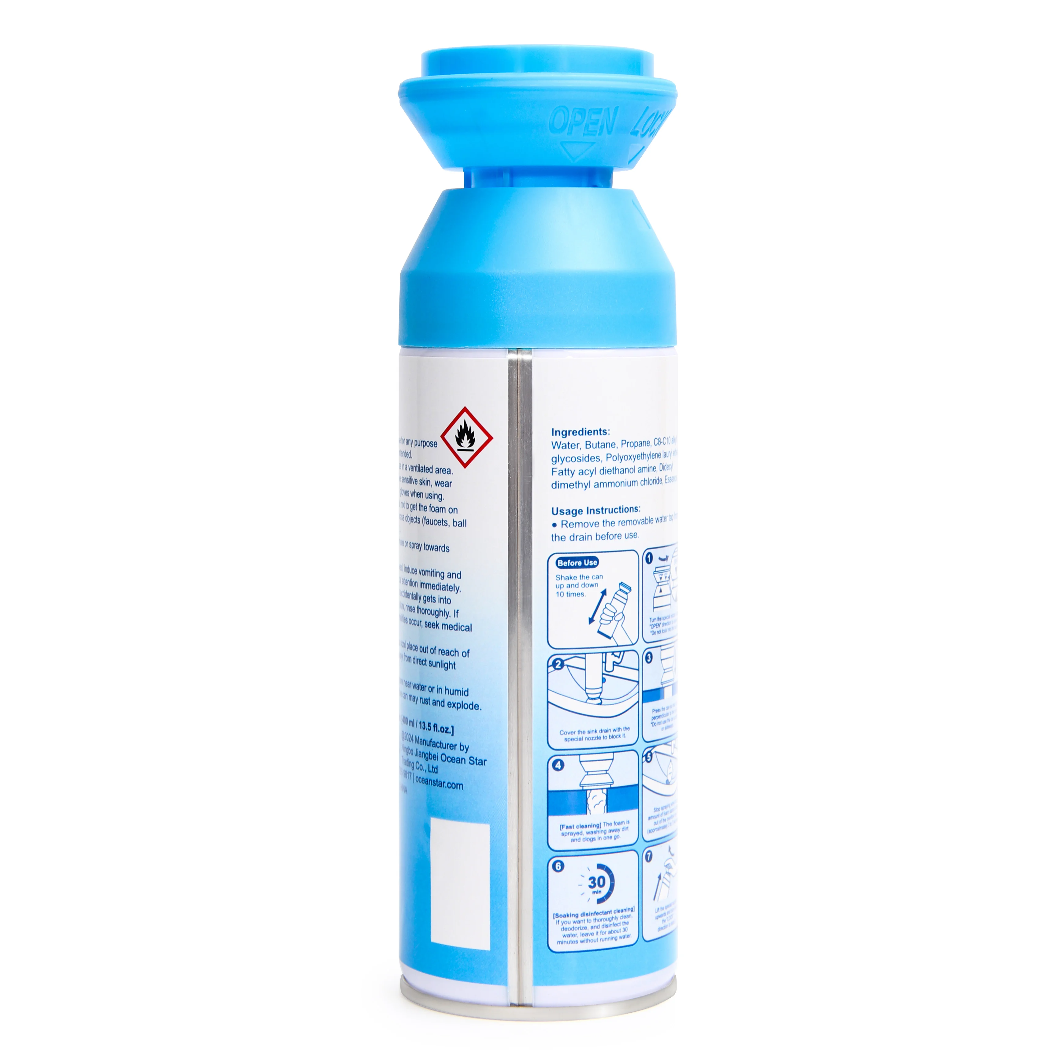 Pipe Dredging Type Sink Drain Bottled Cleaner Tool Toilet Kitchen Deodorization Clogging Cleaning Foaming Drain Cleaner