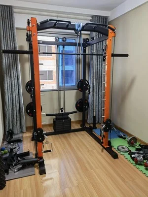 Wholesale Fitness Equipment Indoor Home  Adjustable Barbell Squat  Power Rack  For Strength Training