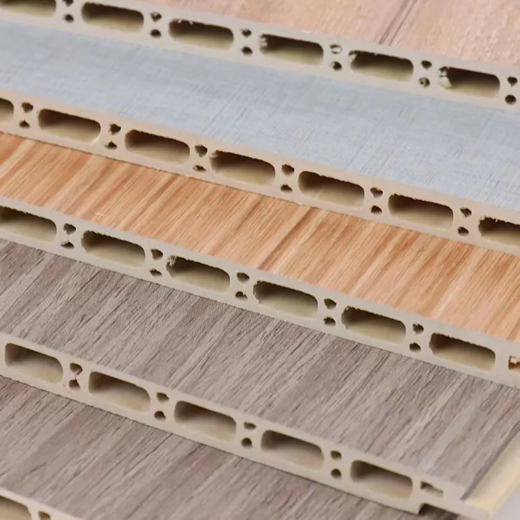 BAIJIN Wholesale Indoor Decoration Easy Installation TV Background White WPC Wall Panel PVC Ceiling Panel