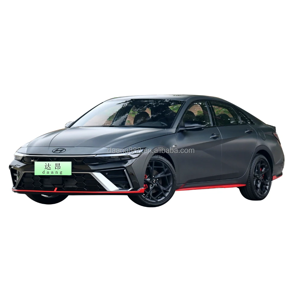 Made in china auto 2024 Hyun-dai Elantra N Line automatic 4-door 5-seat Family Car Gasoline Vehicle with sunroof and Rear Camera