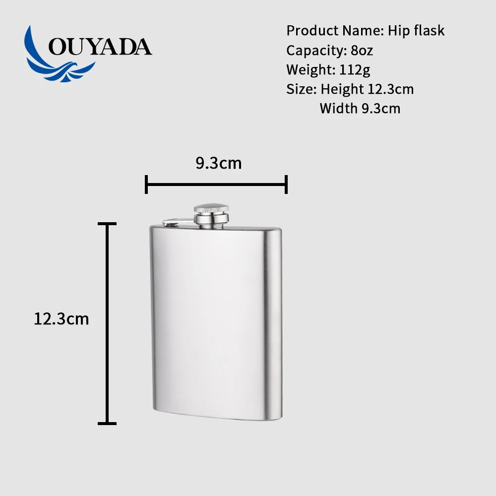 Прямая Продажа с завода Yongkang Zhejiang изготовленный на заказ Мини Jagermeister ликер 6 унций Белый из нержавеющей стали дешевая фляжка для