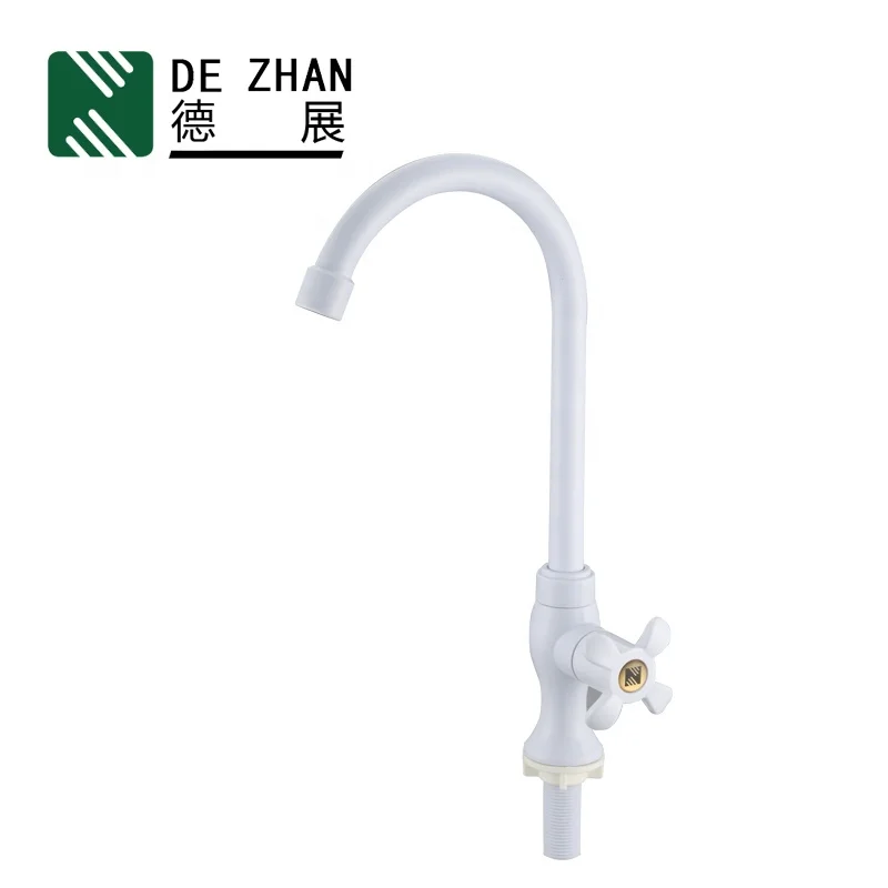 
Hot Selling Plastic Faucet Cold Water Wall Mounted Kitchen Faucet Tap 