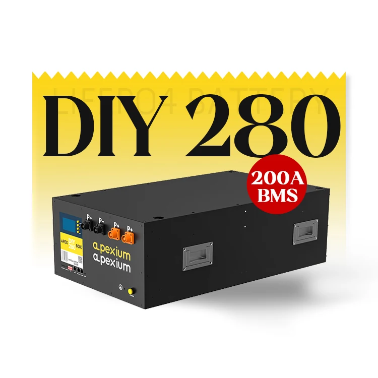 EU Stock Diy 280Ah 48V Lifepo4 Battery Box 280Ah Lifepo4 Battery pack Battery Box Diy Kit Including Bms And Lcd Screen