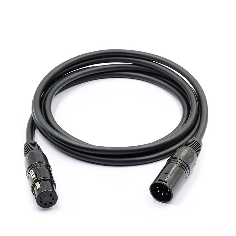 5M 3Pin Mini XLR Female To XLR Male Microphone Cable
