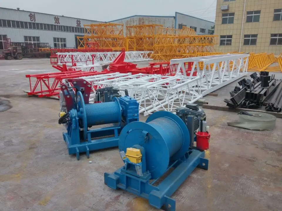 Shandong D120 6T luffing jib tower crane