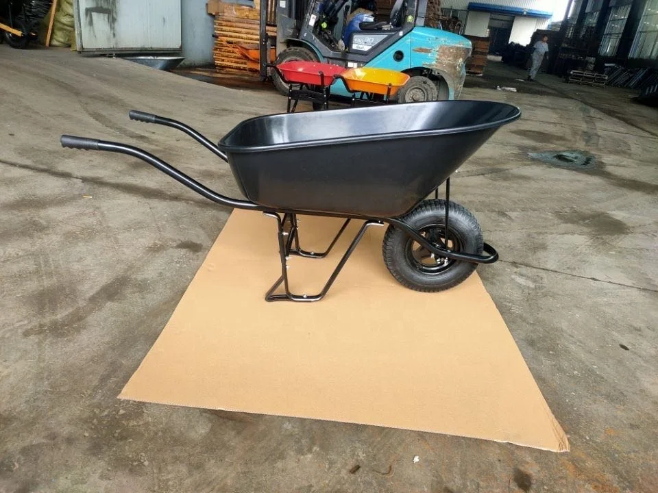 Wheel Barrow for South America Load 200kg 80L 4.00-8 inch Pneumatic Wheel heavy duty wheelbarrow