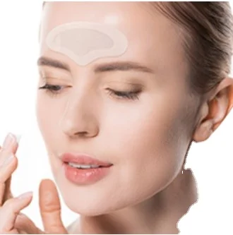 Forehead Microneedling Patch For Wrinkles And Fine Lines Reusable Hydrogel Long Microneedle Patch