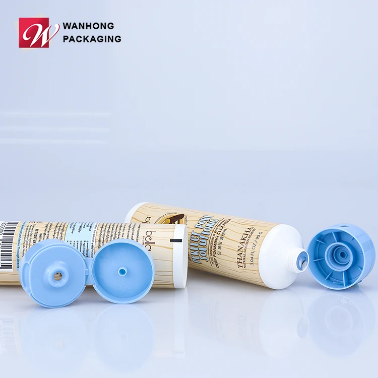 
Wholesale Plastic Squeeze Empty PE Cream Packing Tube For Cosmetic 