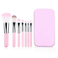 2023 New Products Cosmetic Brush Kit Makeup Brush Set 7pcs Kitty Cat Hello Kitty Synthetic MOQ 50 Sets