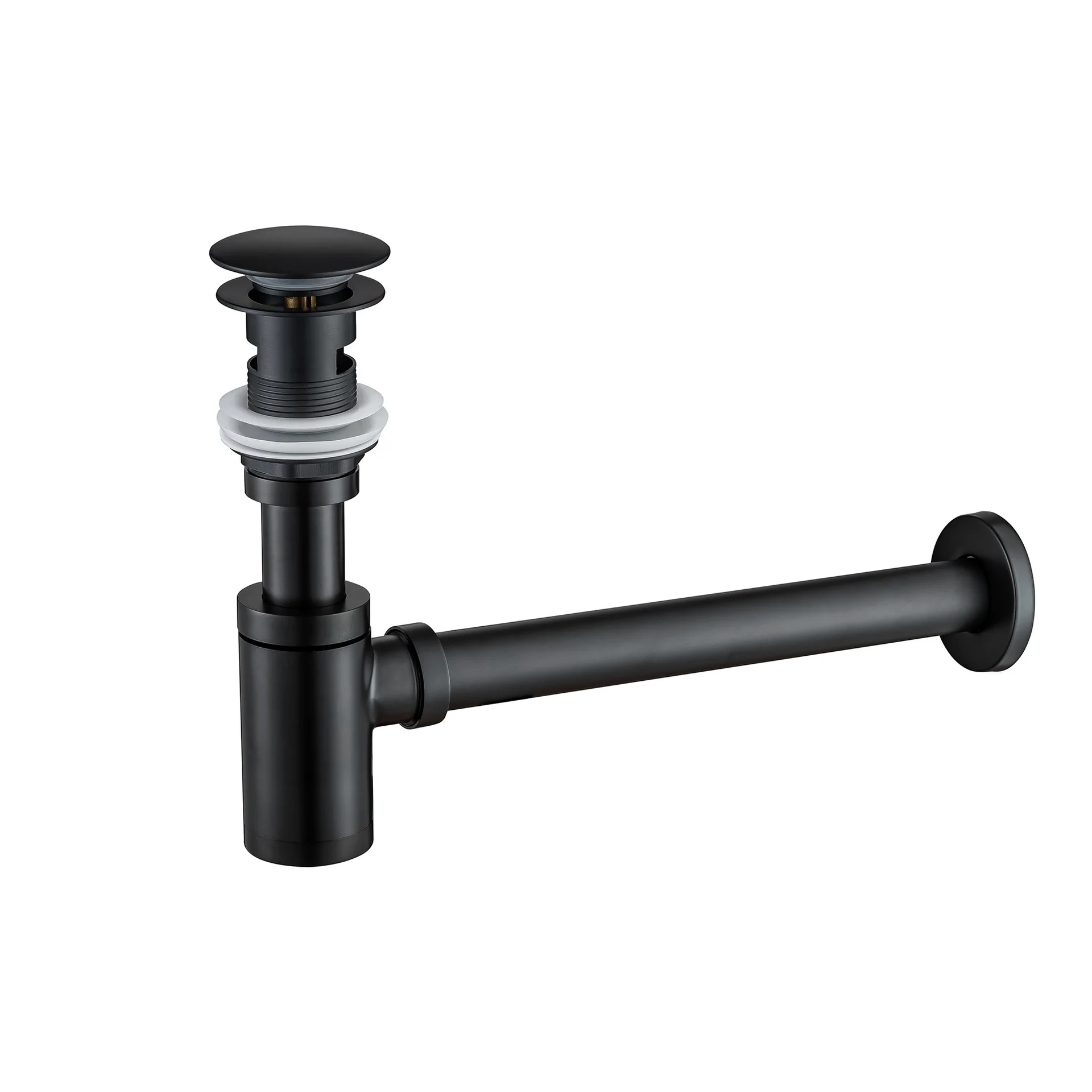 Bathroom Accessory Brass Drainer Chromed Plated Wash Basin Waste drain and Pipe Drain