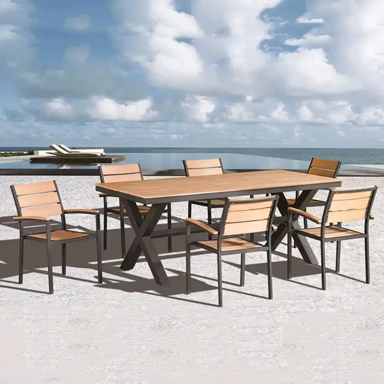 rustic outdoor dinning furniture dining 1 table and 4 chair set aluminum fancy sectional bed sofa wicker patio garden sofas