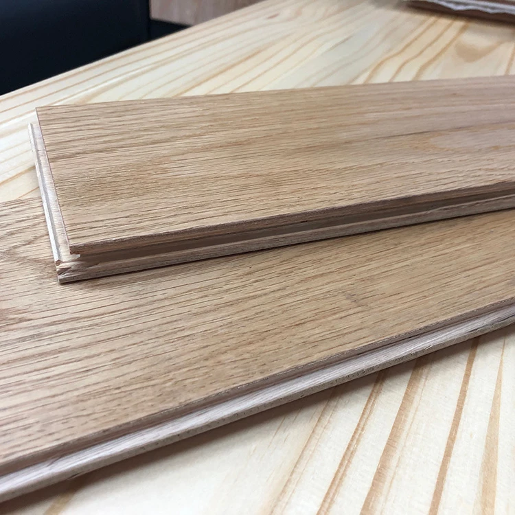 Wood Flooring Manufacturer Nature Solid White Oak Hardwood Flooring For Sale Multi-layer 15mm