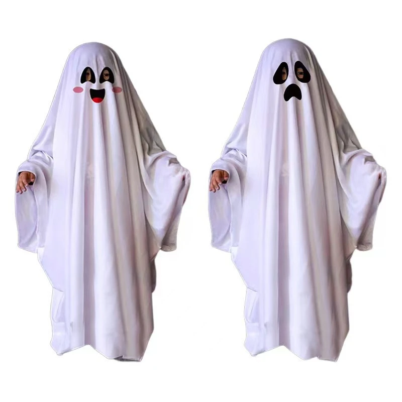 Unisex Halloween Cloak Costume for Kids Cosplay Masque Pumpkin Props Festive Dress Girls Boys Halloween Festival Decorations