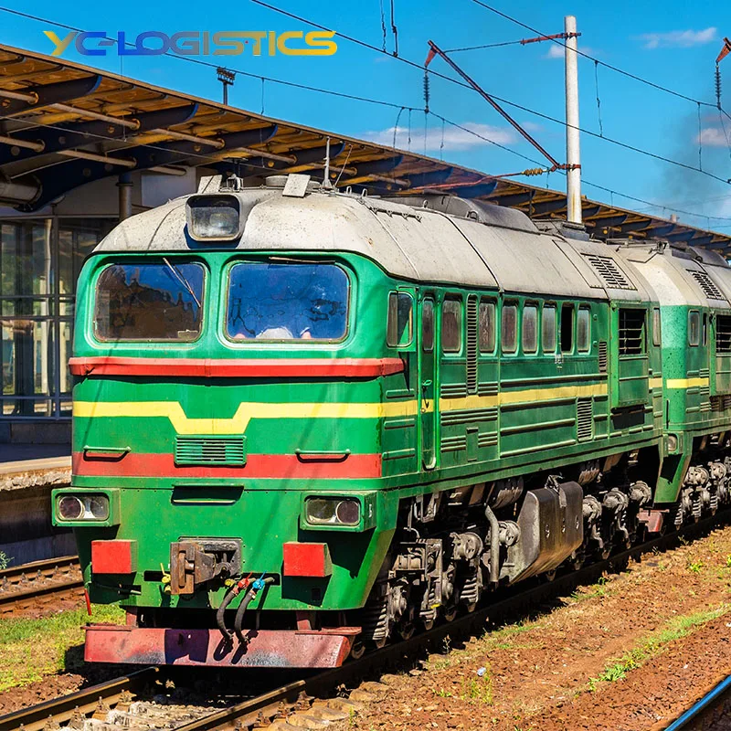 Railway service train shipping door to door china to Italy DDP DDU service