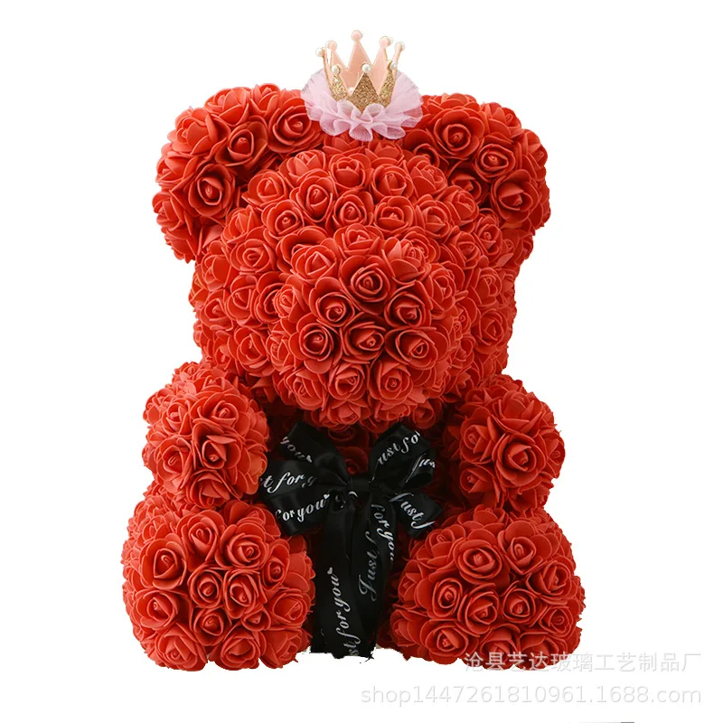 Cheap Price Hot Selling Teddy Bear Made Out Of Roses