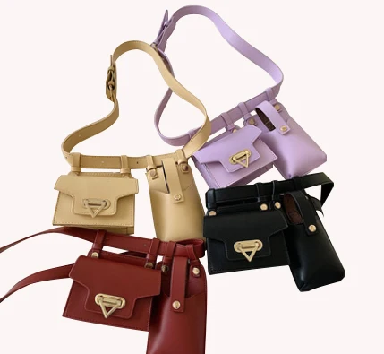 
High Quality Women Waist Bag Luxury Designer Belt Bag Leather Flap Fanny Pack Shoulder Crossbody Chest Bag Hip Purse 