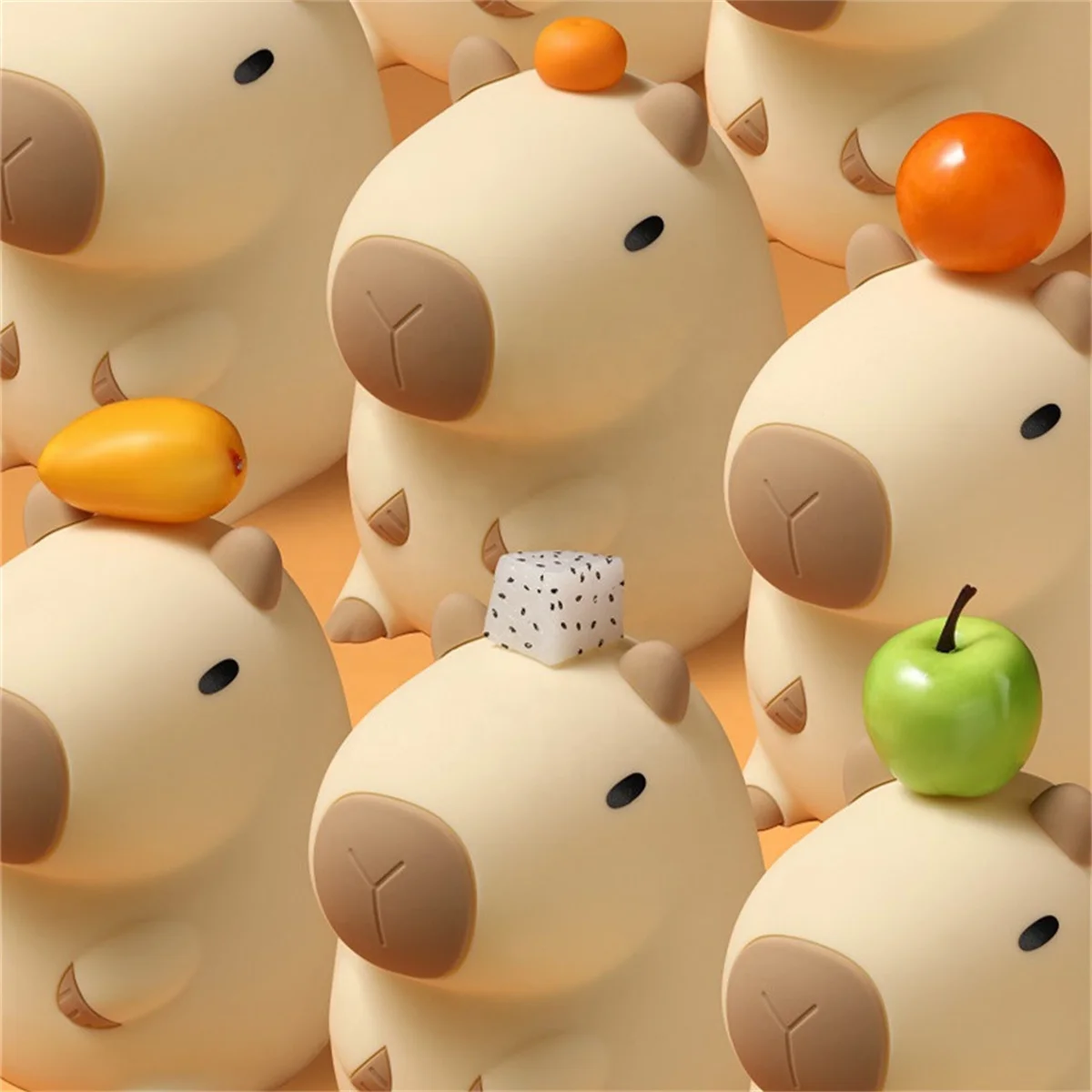 Biumart New Design Wholesale Hot Sale Silicone Night Light Rechargeable Dimming Nursery Night Lights for Baby