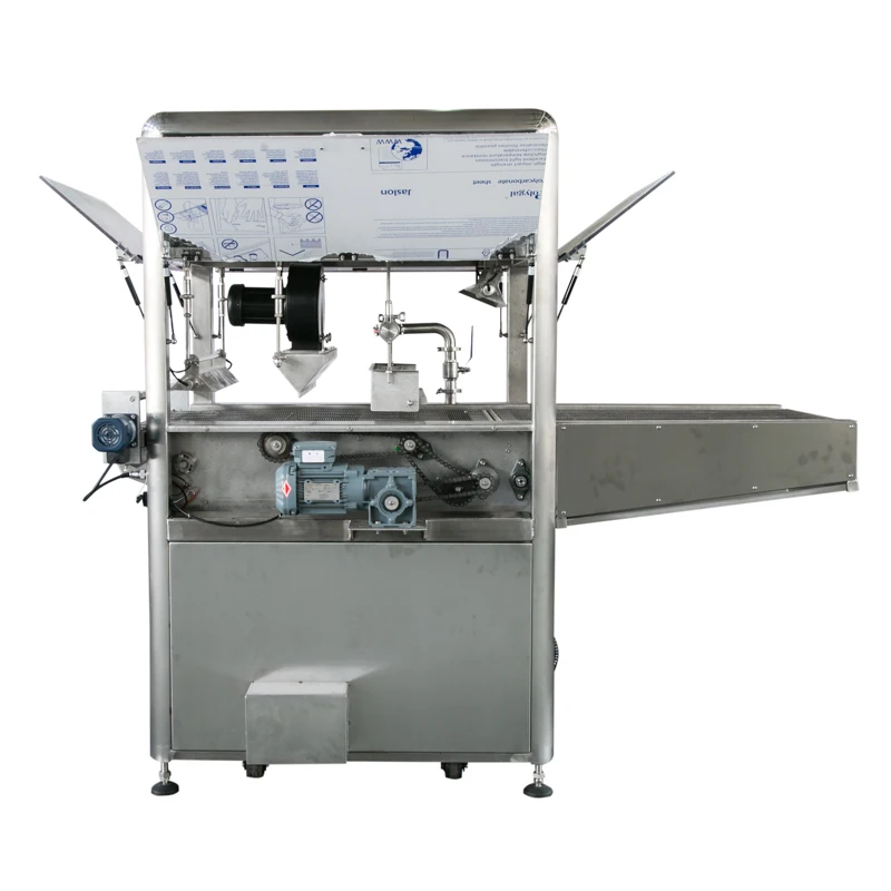 High Productivity Ice Cream Chocolate Coating Machine  chocolate enrobing machine and cooling