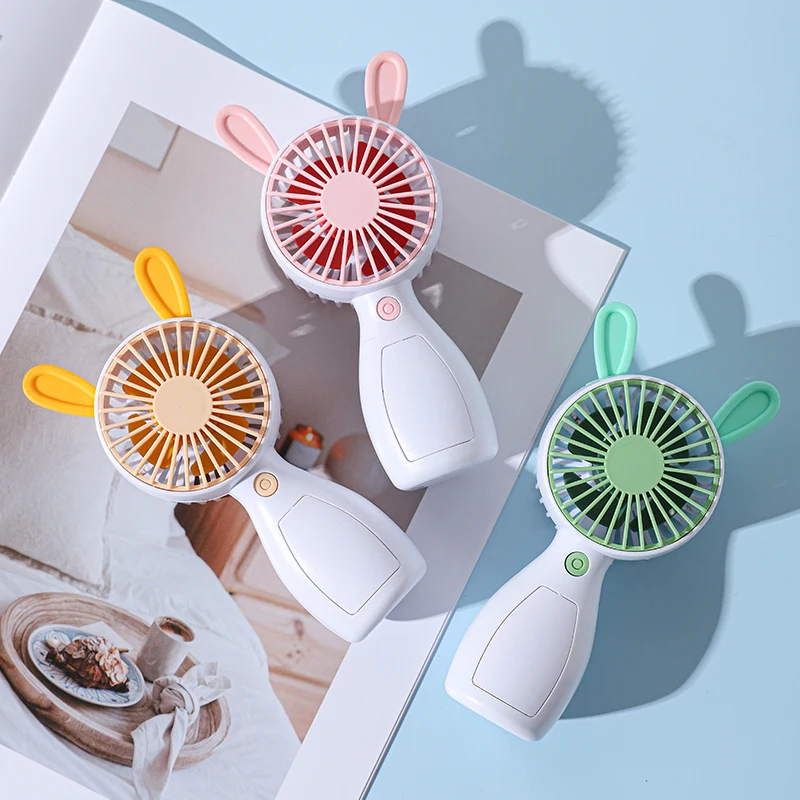 New Arrival Student Gift Cute Portable Hand Fan Outdoor Travel Battery Operated Usb Mini Handheld Pocket Fan