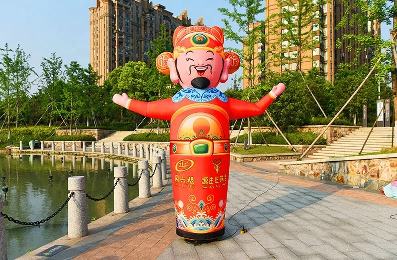 Customized advertising inflatables air dancer cartoon inflatable tube man for sale sky