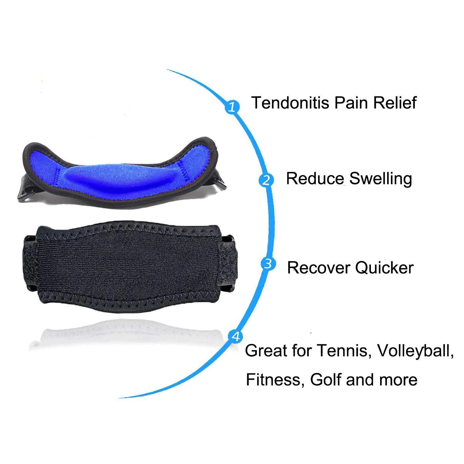 Wholesale Elbow Support Brace Compression Adjustable Elbow Pads Basketball