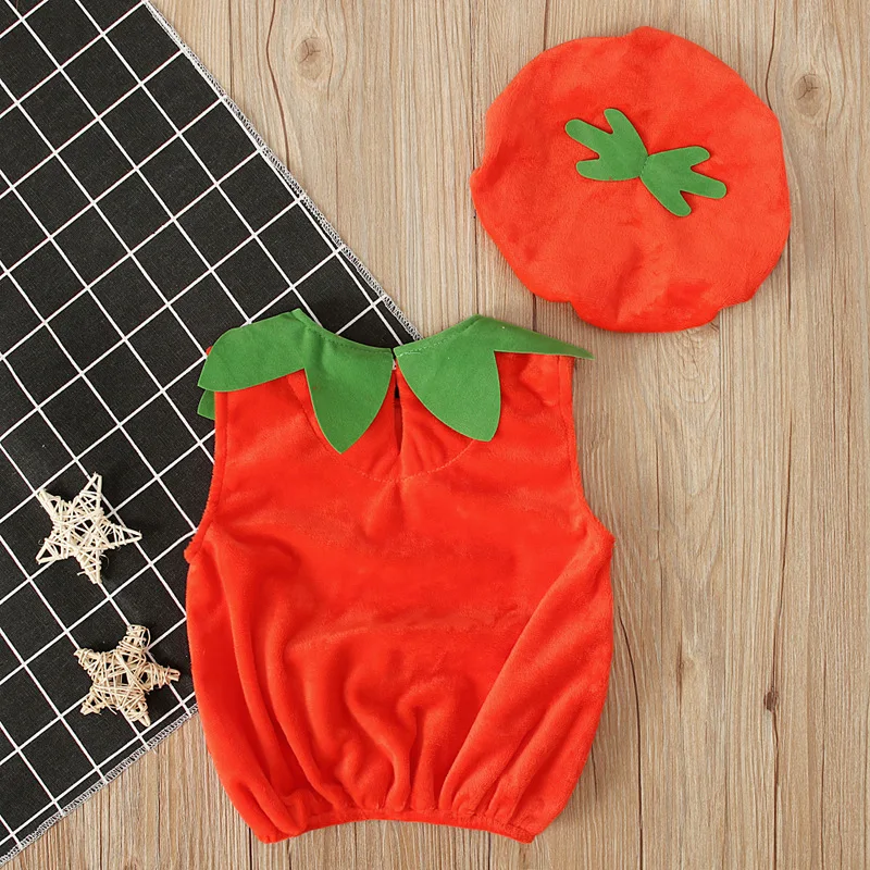 Most Popular Halloween Costumes For Kids Baby Pumpkin Costume Rompers Kids Halloween Pumpkin Jumpsuit