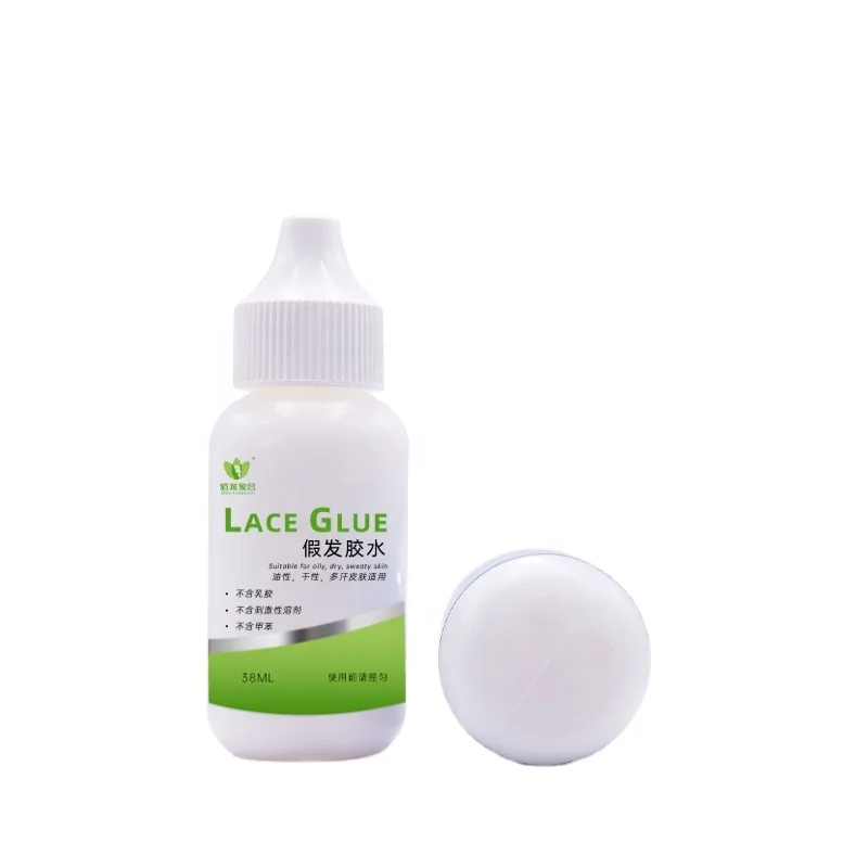 Adhesive Glue 1.3oz for Lace Wigs and Hair pieces Replacement Strong Hold Adhesive Lace Glue Invisible Bonding Wig Glue