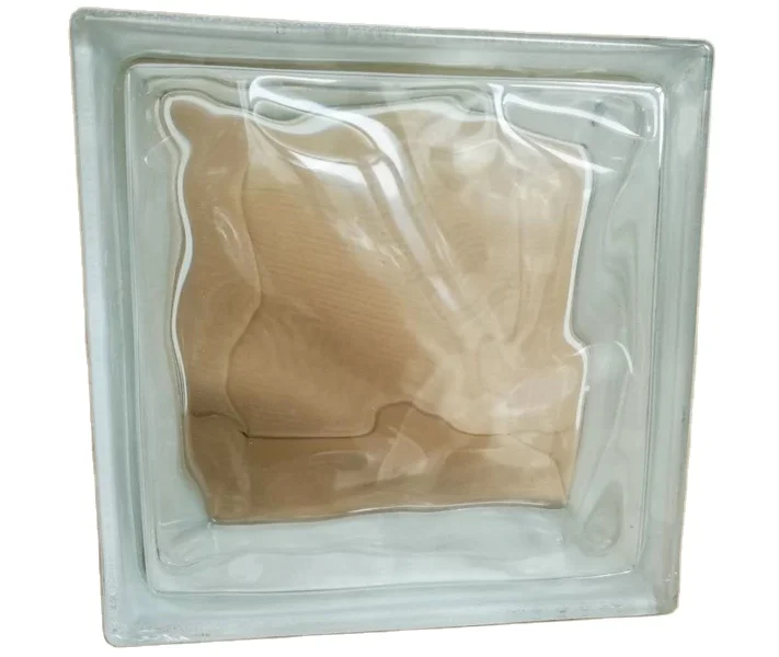 Тонированный полый стеклянный блок для украшения