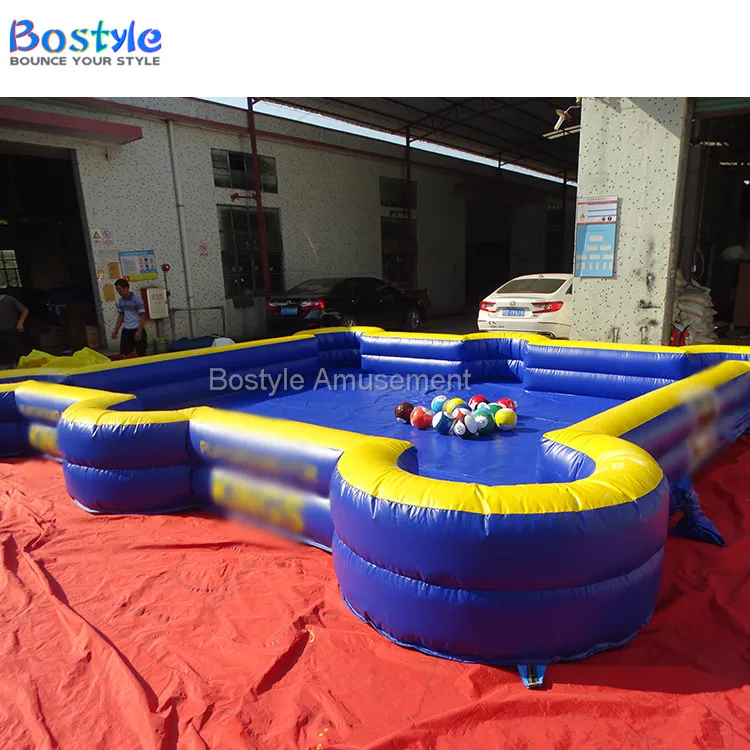 Customized design Inflatable snooker football, inflatable tennis court, inflatable table tennis for sale
