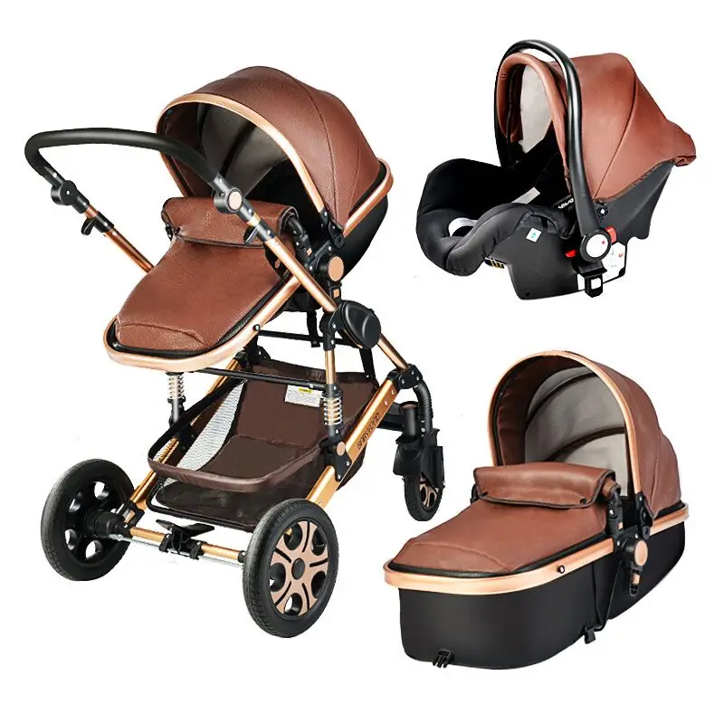 Babyfond Быстрая доставка Прямая поставка Роскошный детский автомобиль зонтик Легкая летняя тележка Багги складная детская коляска 3 в