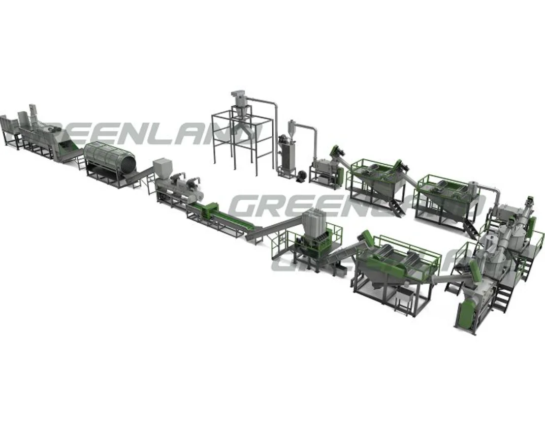 Greenlandplast пластиковая стиральная машина и сушилка для домашних животных линия холодной стирки переработки ПЭТ-бутылок
