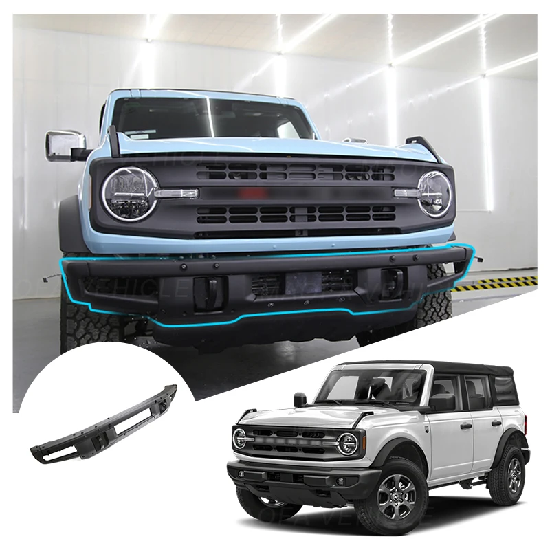 2021 2022 2023 Car accessories body parts front bumper For Ford Bronco 2/4 Door