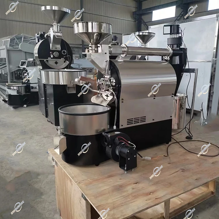 Small 2kg 3kg 5kg 10kg 15kg Coffee Bean Roaster Commercial Coffee Roasting Machine For Industrial Beans Roasters Machines
