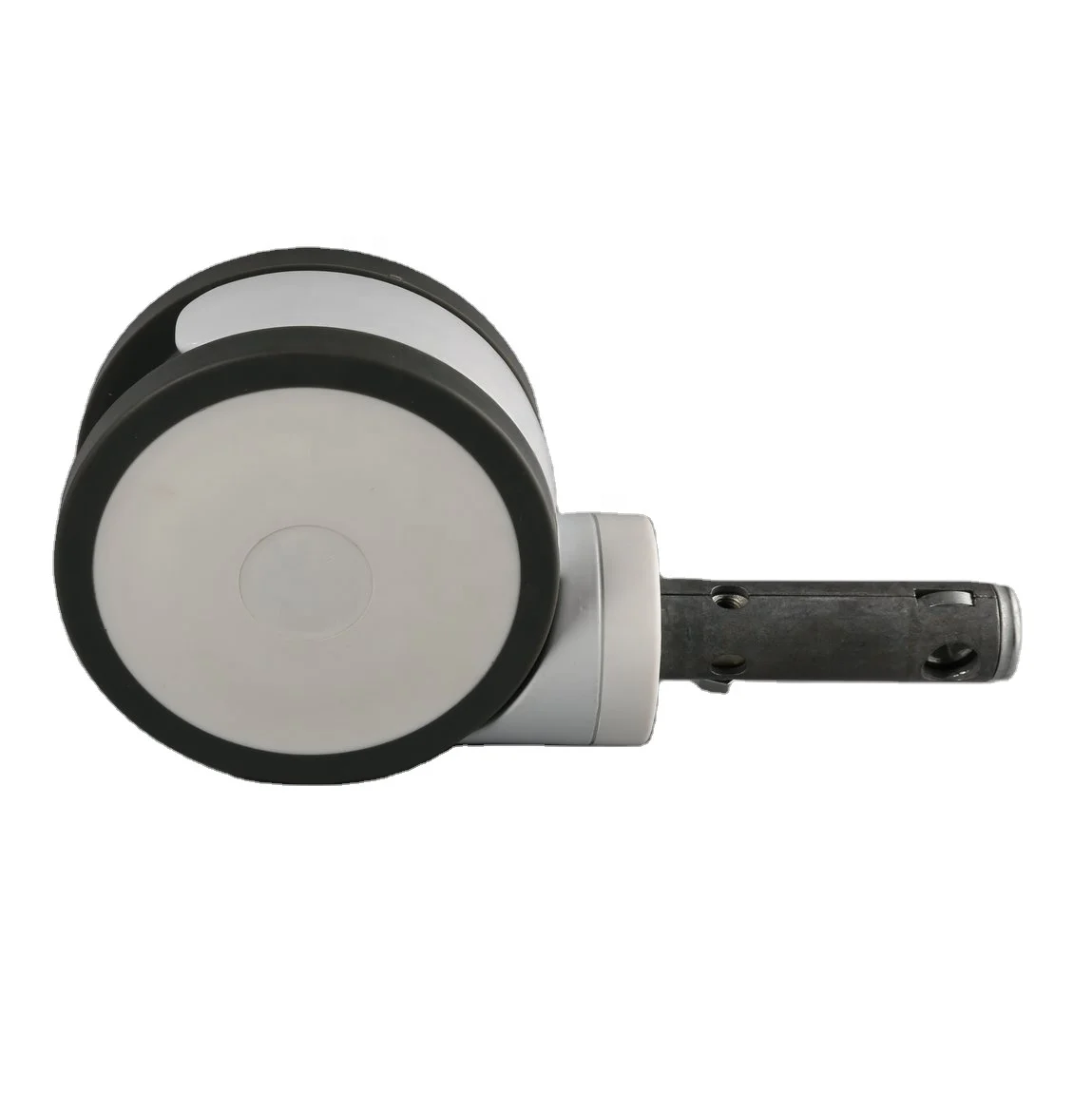 Central Control Round Stem 95x28mm Max Load Bearing 150kg TPR 6 inch Hospital Bed Wheels For Sale