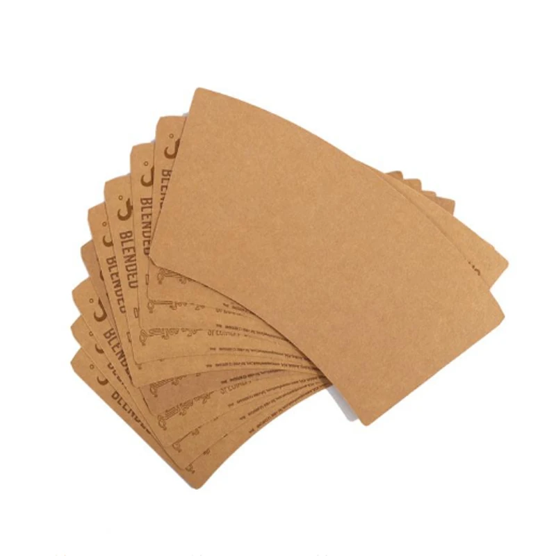 
Food Grade Kraft Paper Brown Pe Coated Paper Cup Fan For Paper Cup 