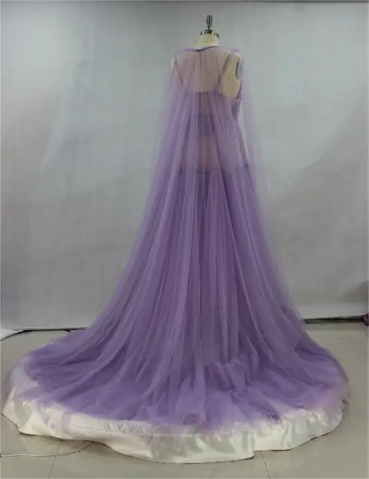 Maxi Long Pregnancy Photoshoot Woman Photography Pregnant Clothing Tulle Ruffle Maternity Robe Photo Shoot Dress