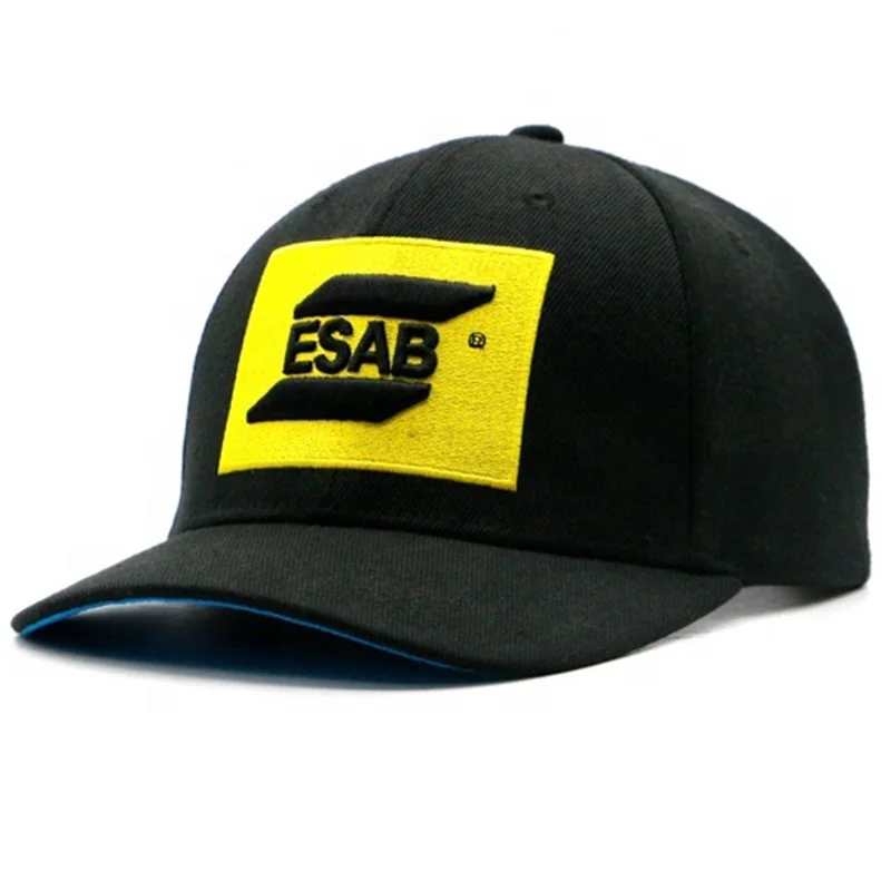 Изготовленная на заказ двухцветная фетровая аппликация с 3D вышивкой модная шляпа бейсболка