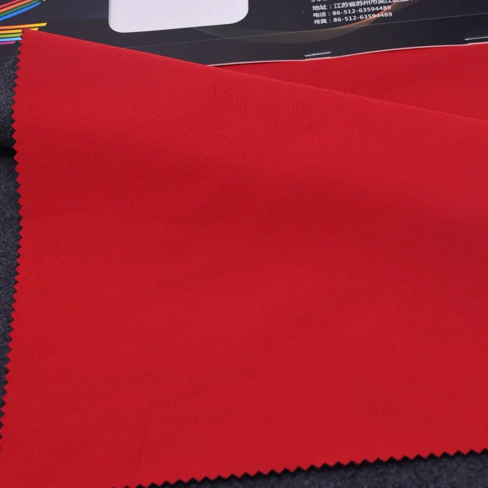 
High quality customized four-way stretch fabric composite fleece is suitable for outdoor sportswear 